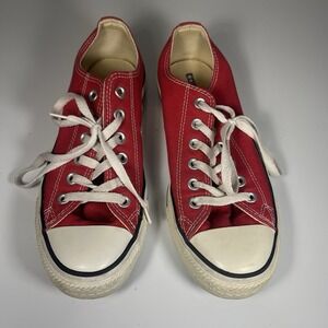 Womens Size 8, Men's Size 6 - Converse Chuck Taylor All Star Low Red